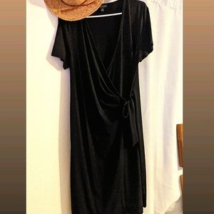 The limited black wrap dress